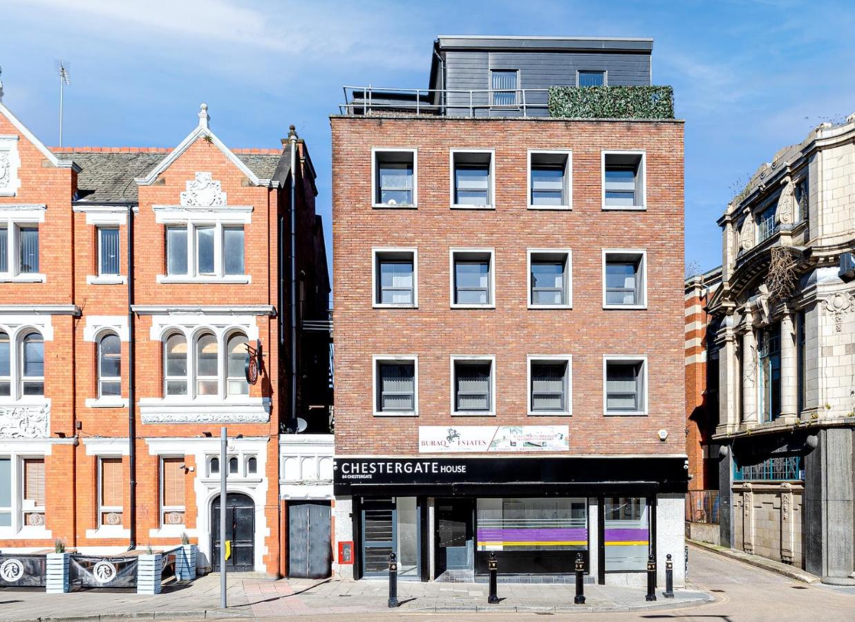 Top Floor Apartment With Private Balcony In Stockport Centre By Hass Haus Eksteriør bilde
